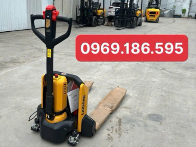 Xe Nâng Dắt Tay Chạy PIN