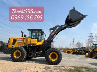 MÁY XÚC LẬT SHANTUI LH60G GẦU XÚC 5M3