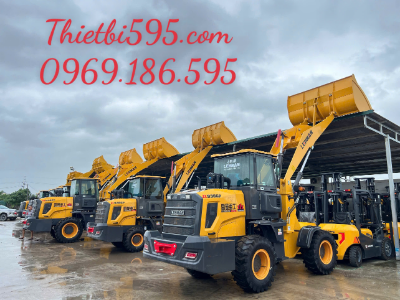 Chiến dịch chống bão Kajiki tại kho máy xúc lật thiết bị 595