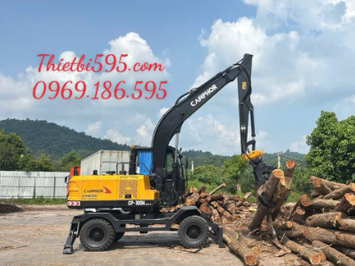 Máy xúc đào camphor gắp gỗ CP-100