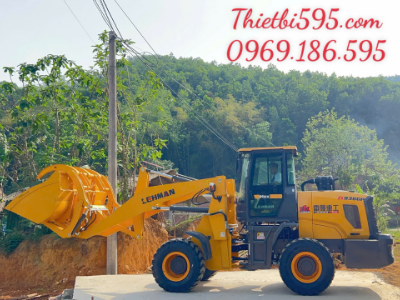 Máy xúc lật LEHMAN ZL936GP cần dài gắp gỗ