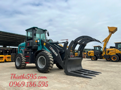 Máy xúc lật LEHMAN ZL948Z gắp gỗ