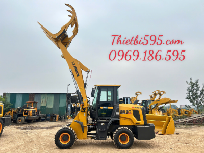 Máy xúc lật LEHMAN gắp gỗ ZL932G công suất 65kw