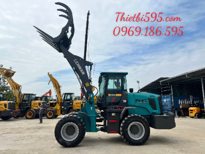 xúc lật lehman zl948z gắp gỗ