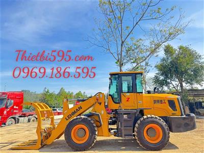 MÁY XÚC LẬT LEHMAN ZL968Z KẸP GỖ