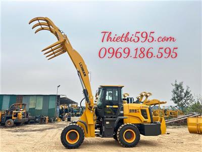 Máy xúc lật gắp gỗ zl940g cần dài