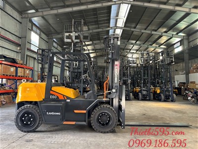 XE NÂNG DẦU LIUGONG E60 SỨC NÂNG 6 TẤN, ĐỘNG CƠ YUCHAI 92KW